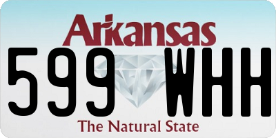 AR license plate 599WHH