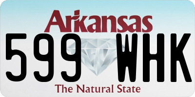 AR license plate 599WHK
