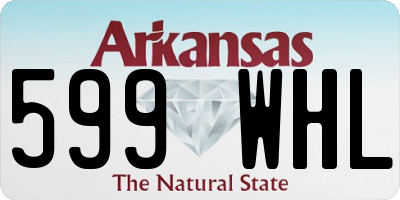 AR license plate 599WHL