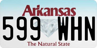 AR license plate 599WHN