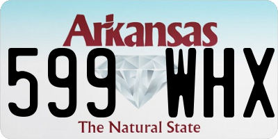 AR license plate 599WHX