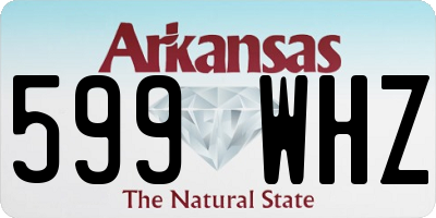AR license plate 599WHZ
