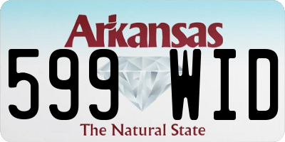 AR license plate 599WID