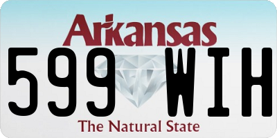AR license plate 599WIH