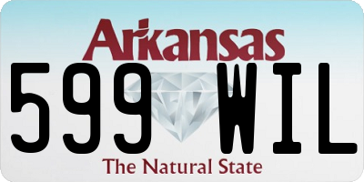 AR license plate 599WIL