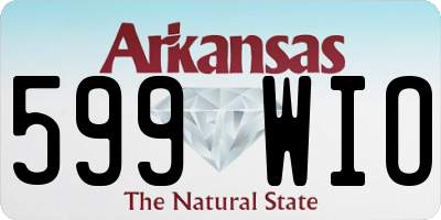 AR license plate 599WIO