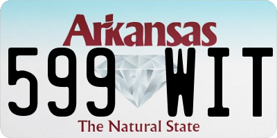 AR license plate 599WIT
