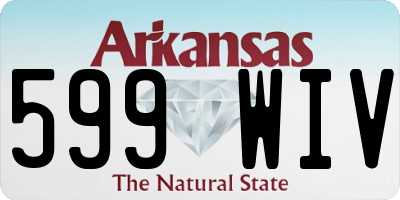 AR license plate 599WIV