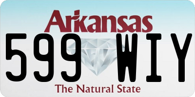 AR license plate 599WIY