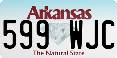 AR license plate 599WJC