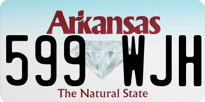 AR license plate 599WJH