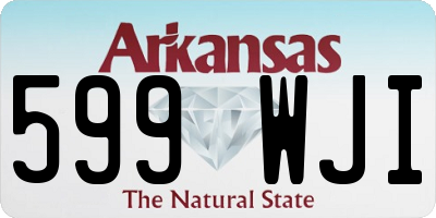 AR license plate 599WJI