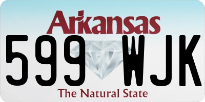 AR license plate 599WJK