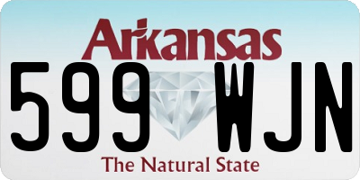 AR license plate 599WJN