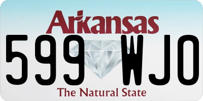 AR license plate 599WJO