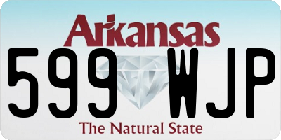 AR license plate 599WJP