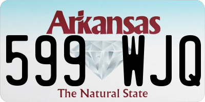AR license plate 599WJQ