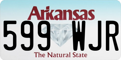 AR license plate 599WJR