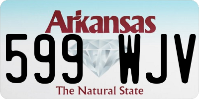 AR license plate 599WJV