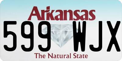 AR license plate 599WJX