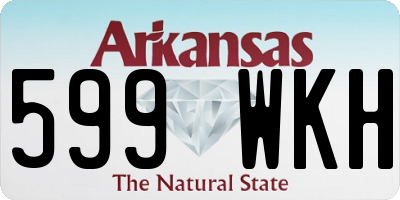 AR license plate 599WKH