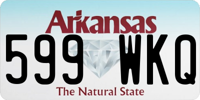 AR license plate 599WKQ