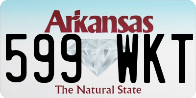 AR license plate 599WKT
