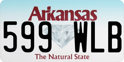 AR license plate 599WLB
