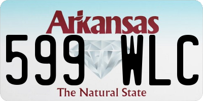 AR license plate 599WLC