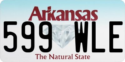 AR license plate 599WLE