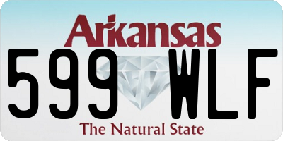 AR license plate 599WLF