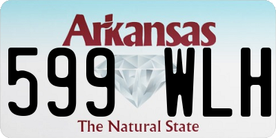 AR license plate 599WLH
