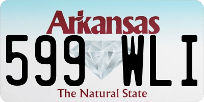 AR license plate 599WLI