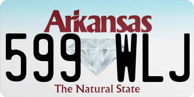 AR license plate 599WLJ