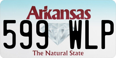 AR license plate 599WLP