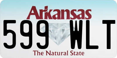 AR license plate 599WLT