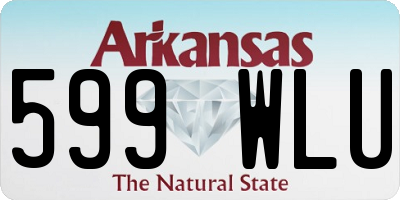 AR license plate 599WLU