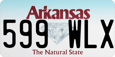 AR license plate 599WLX