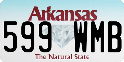 AR license plate 599WMB