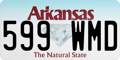 AR license plate 599WMD