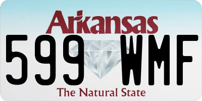 AR license plate 599WMF