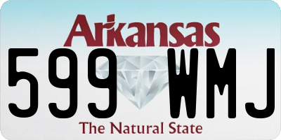 AR license plate 599WMJ