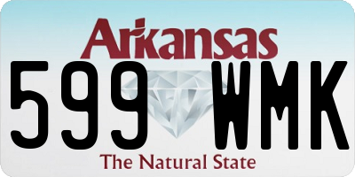 AR license plate 599WMK