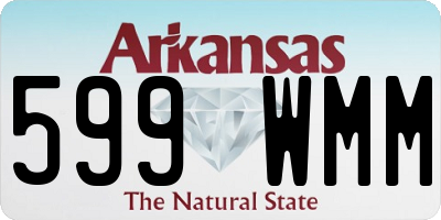 AR license plate 599WMM