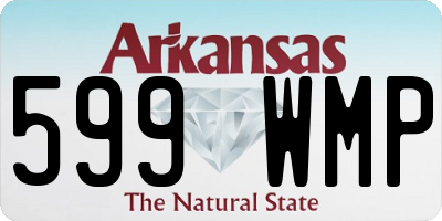 AR license plate 599WMP