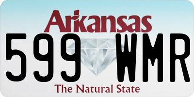 AR license plate 599WMR