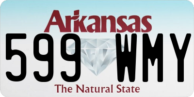 AR license plate 599WMY