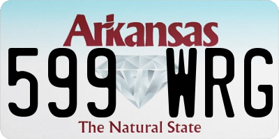 AR license plate 599WRG