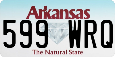 AR license plate 599WRQ