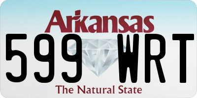 AR license plate 599WRT